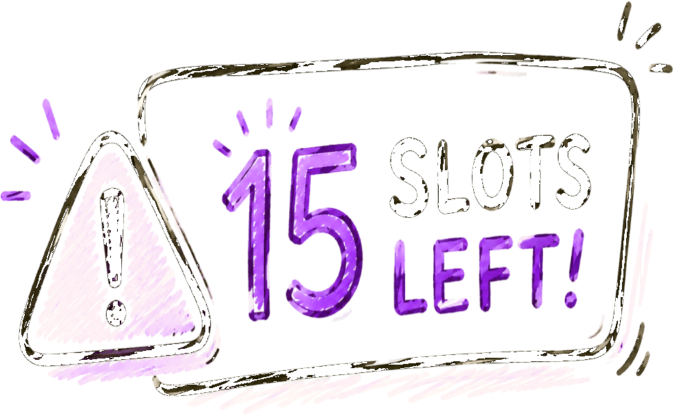 15 slots left